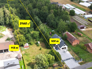 Zabudowana działka Majków Duży