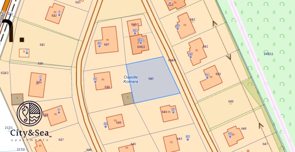 Działka usługowa Somonino