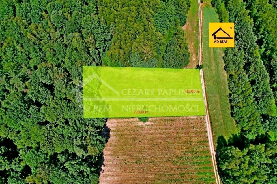 Działka rekreacyjna Uściąż