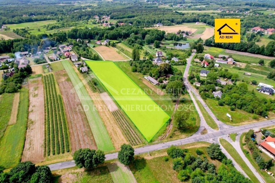 Działka inwestycyjna Uściąż