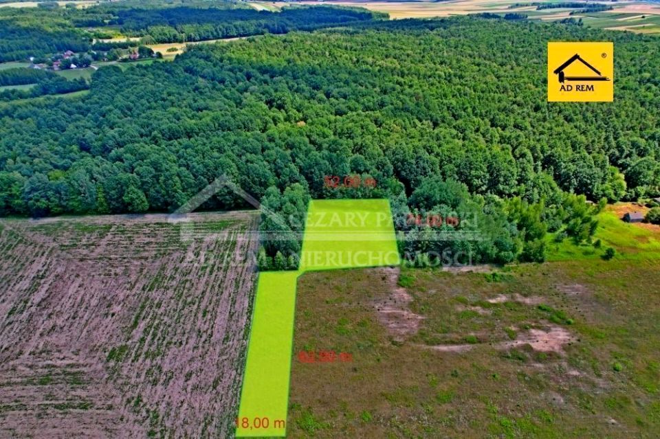 Działka rekreacyjna Uściąż