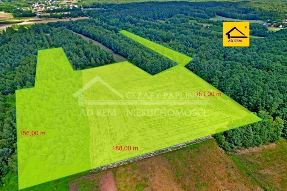 Działka rolna Uściąż