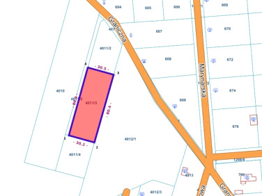 Ogrodzona działka sprzedam