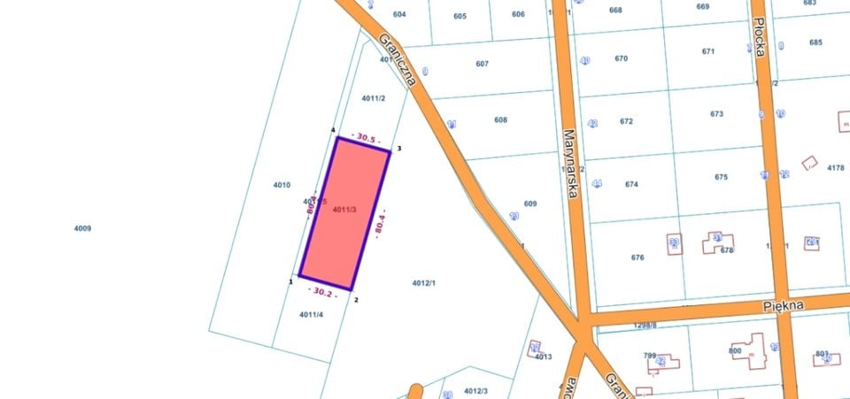 Ogrodzona działka sprzedam