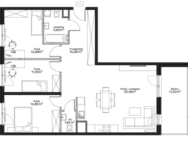 Mieszkanie apartamentowiec Kraków