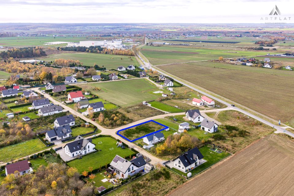 Działka usługowa Łebcz