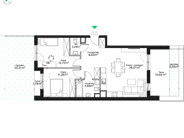 Mieszkanie apartamentowiec Kraków