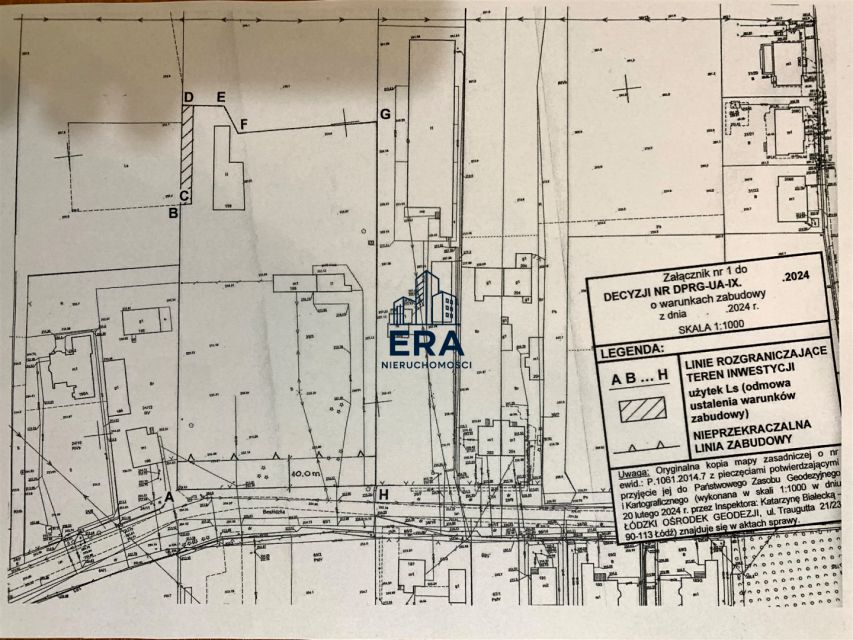 Pusta działka Łódź