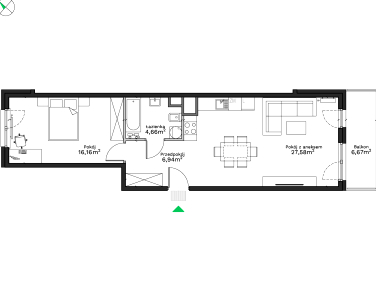 Mieszkanie apartamentowiec Kraków