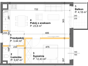 Mieszkanie Kajetany