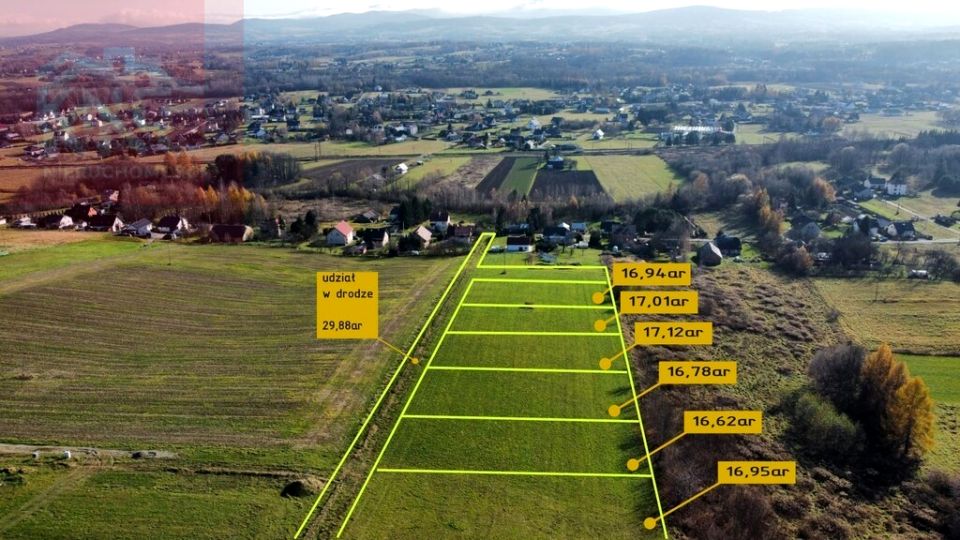 Działka budowlana Klęczany