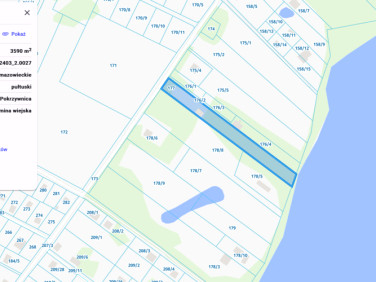 Działka inwestycyjna Pokrzywnica