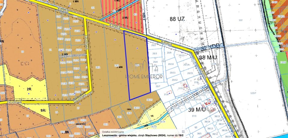 Działka budowlana Stachowo