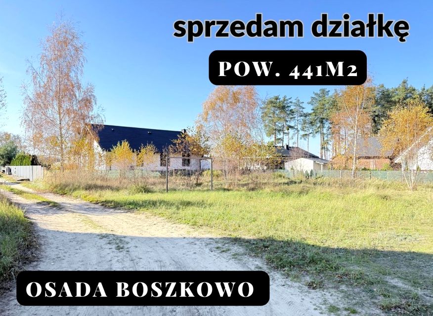 Działka budowlana Boszkowo