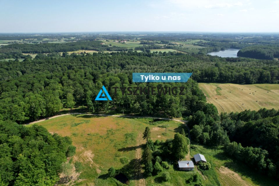 Działka przy lesie