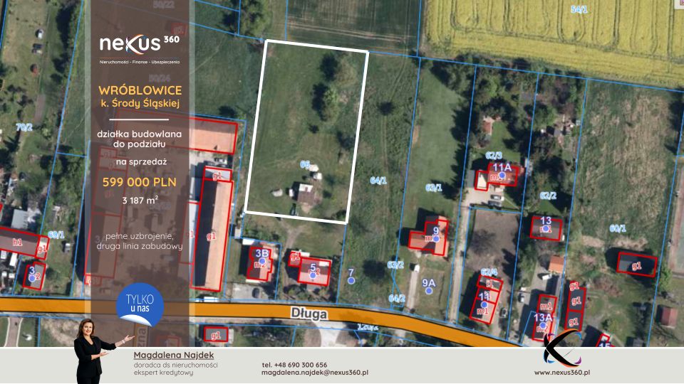 Działka budowlana Wróblowice sprzedam