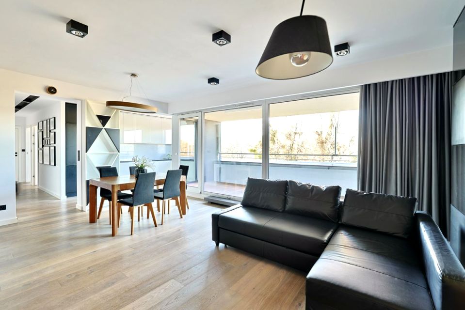 Mieszkanie apartamentowiec nad jeziorem