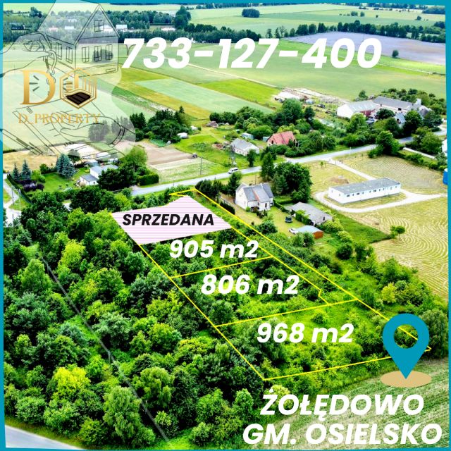 Działka budowlana Żołędowo