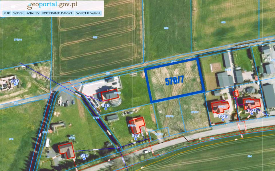 Działka budowlana Wojbórz