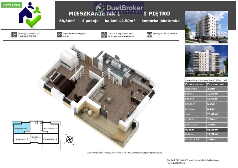 Mieszkanie apartamentowiec sprzedaż