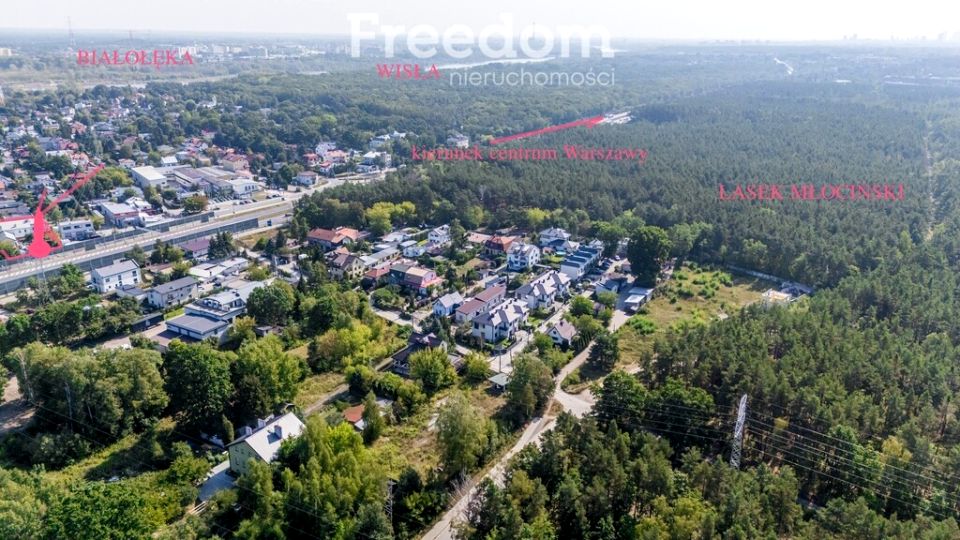 Ogrodzona działka Łomianki