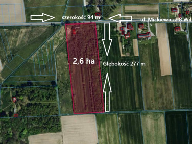 Działka budowlana Wilkowiecko