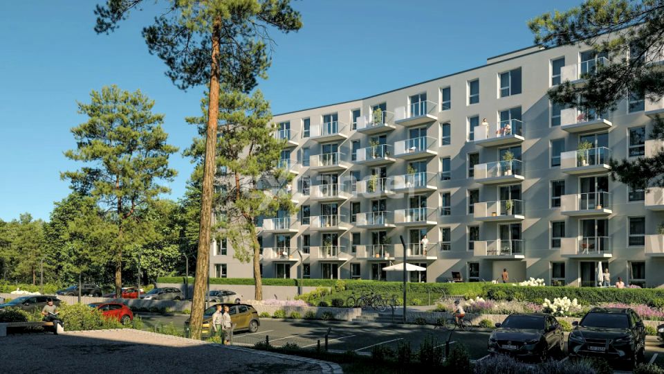 Mieszkanie blok mieszkalny przy lesie