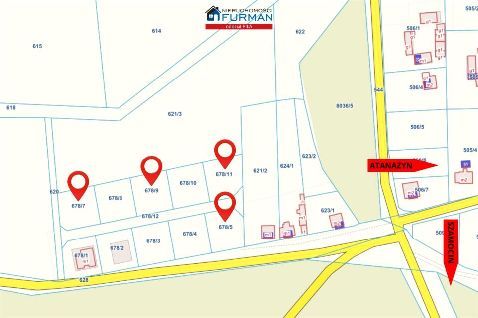 Działka budowlana Atanazyn