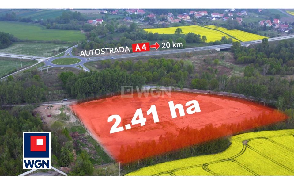 Działka inwestycyjna Żarów