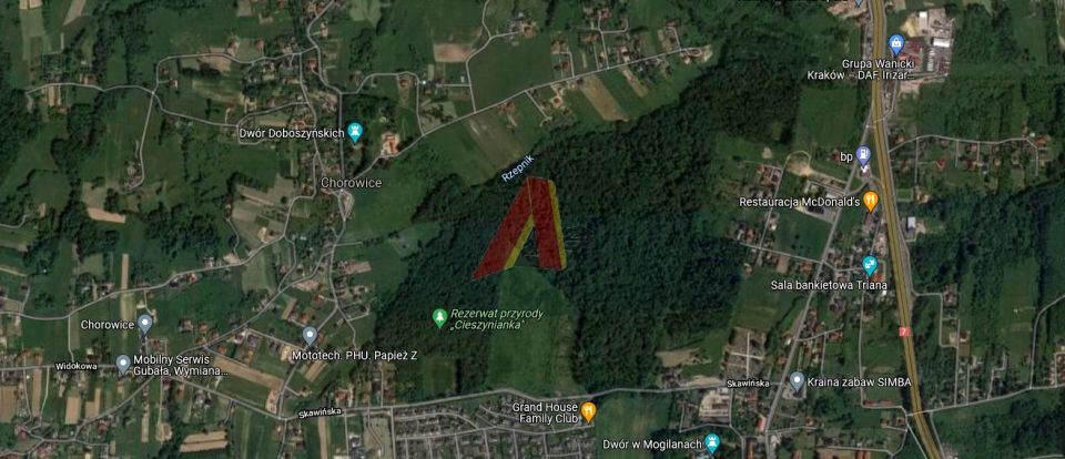 Działka budowlana Mogilany