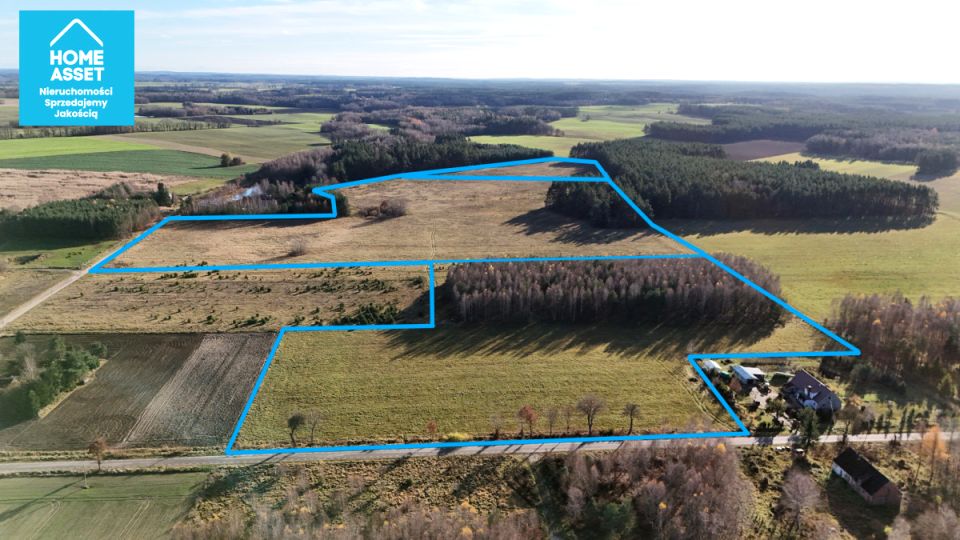 Działka rolna Dąbrówno