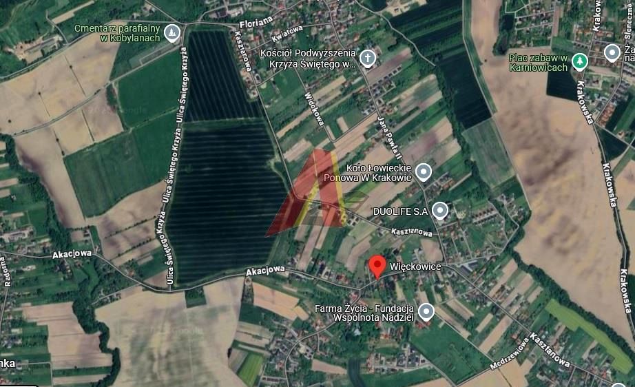 Działka budowlana Więckowice