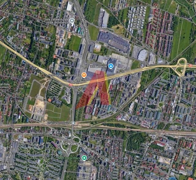 Działka usługowa Kraków