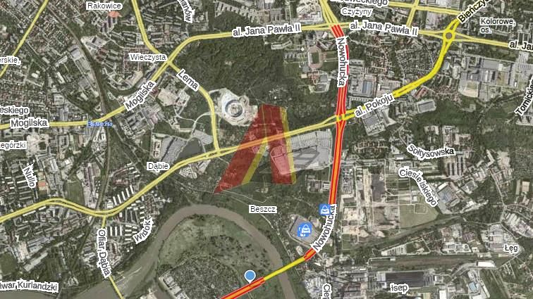 Działka usługowa Kraków