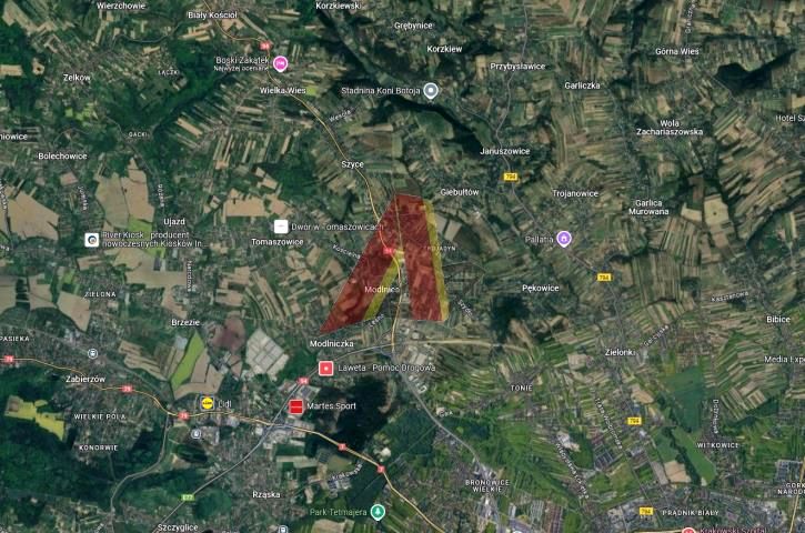 Działka budowlana Giebułtów