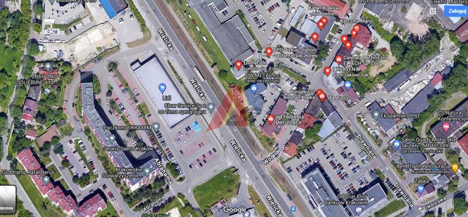 Działka usługowa Kraków