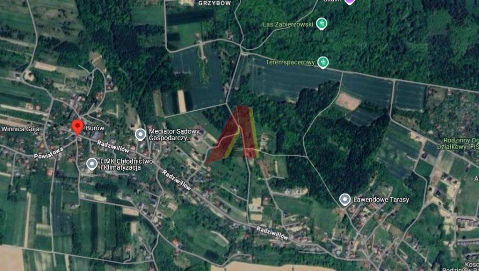 Działka budowlana Burów