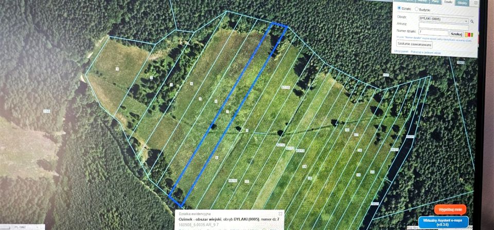 Działka rolna Dylaki