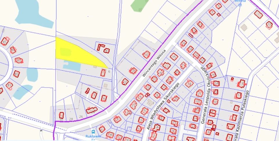 Działka budowlana Biskupiec-Kolonia Pierwsza