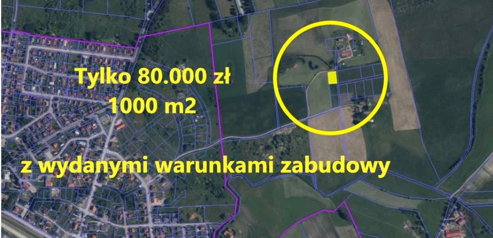 Działka siedliskowa Biskupiec