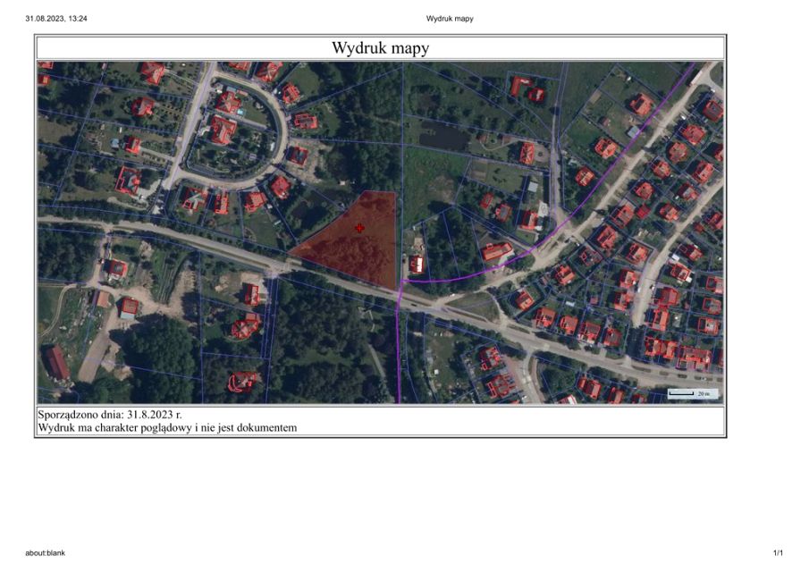 Działka budowlana Biskupiec