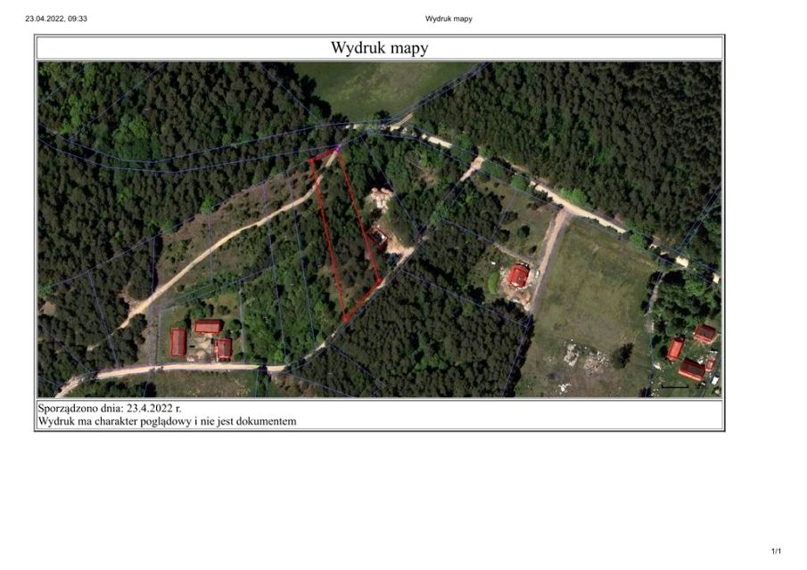 Działka rolna Rukławki