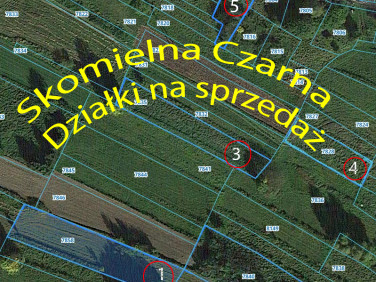 Działka budowlana Skomielna Czarna