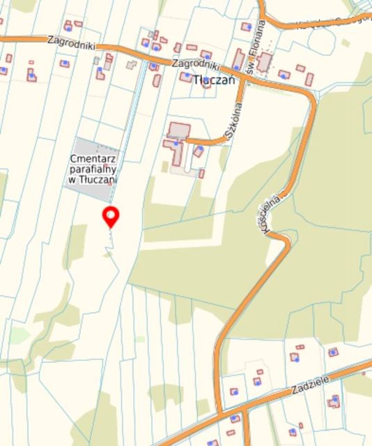 Działka budowlano-rolna Tłuczań