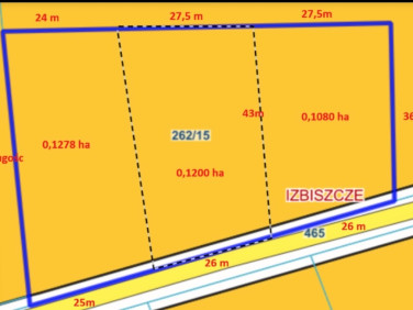 Działka budowlana Izbiszcze