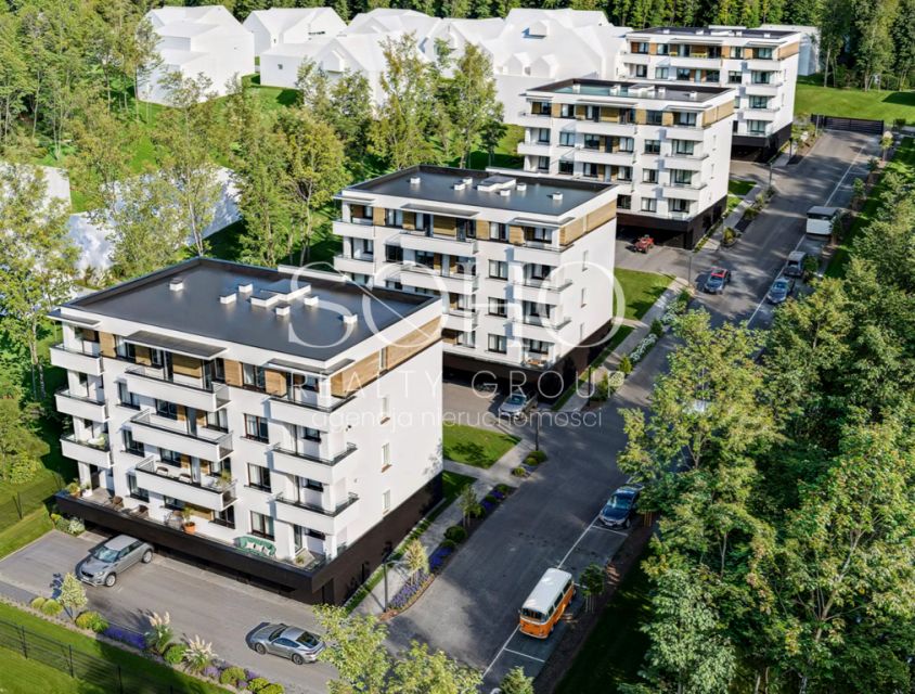 Mieszkanie blok mieszkalny przy lesie