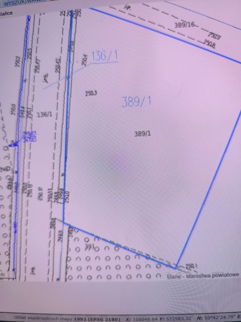 Działka budowlana Kossów