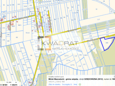 Działka rolna Dziękowizna