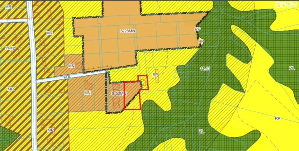 Działka budowlano-rolna Dys