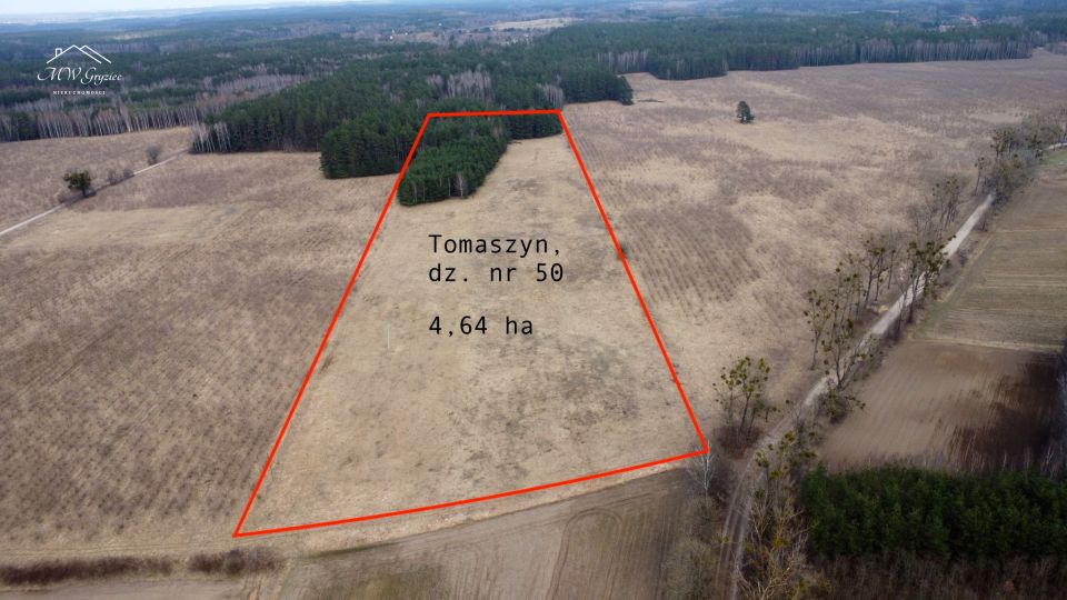 Działka rolna Tomaszyn